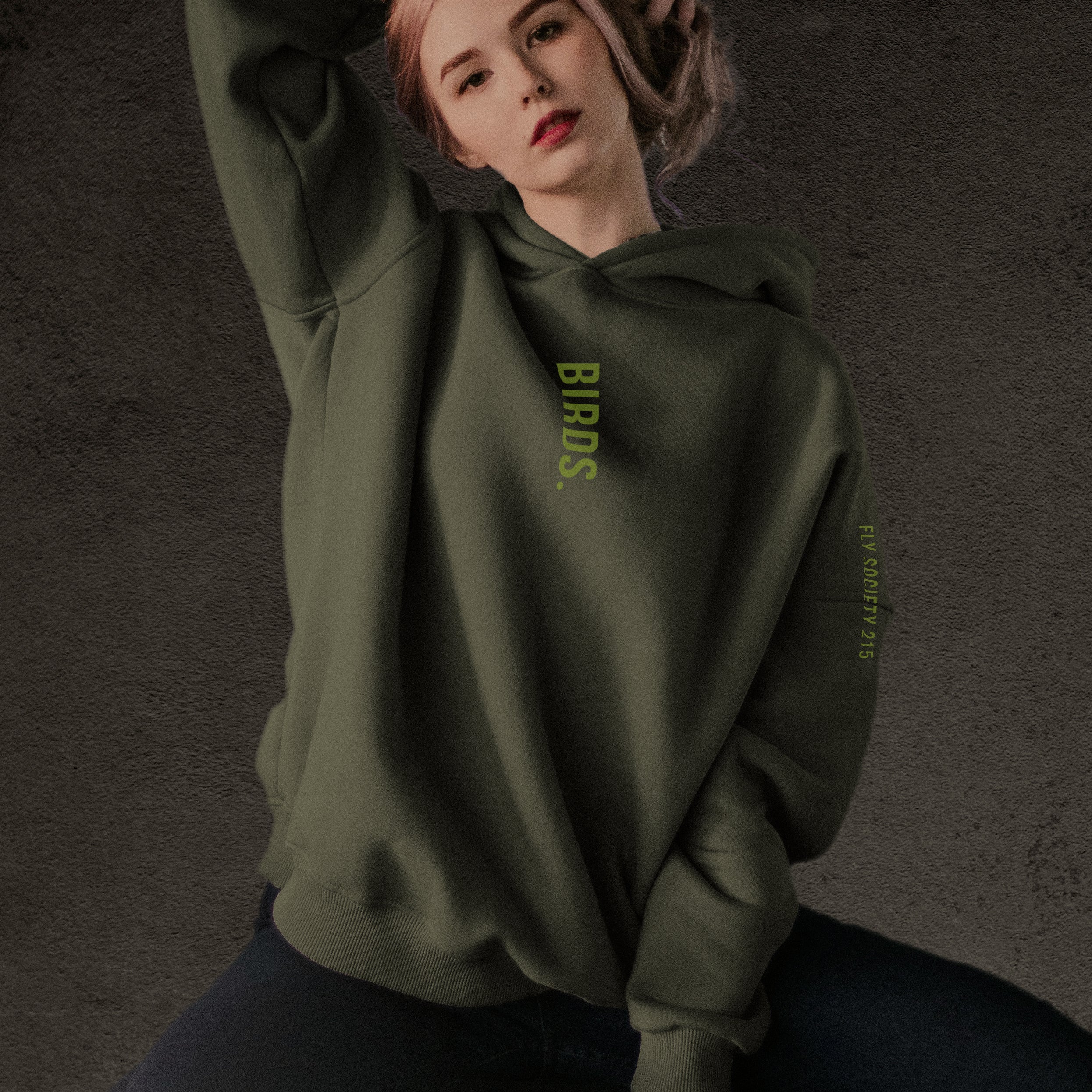 Birds Vertical Core Hoodie