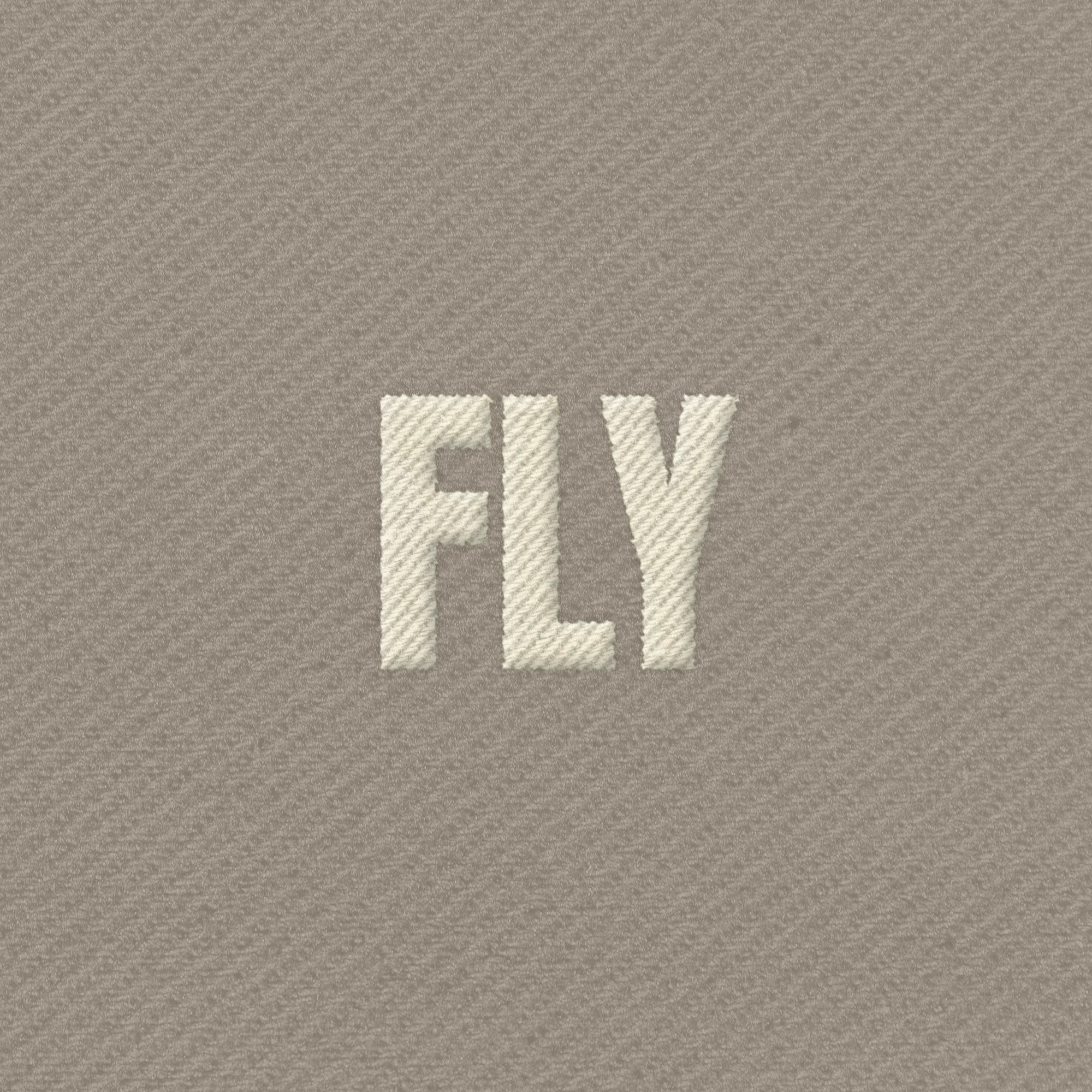 Fly Embroidered Core Crew
