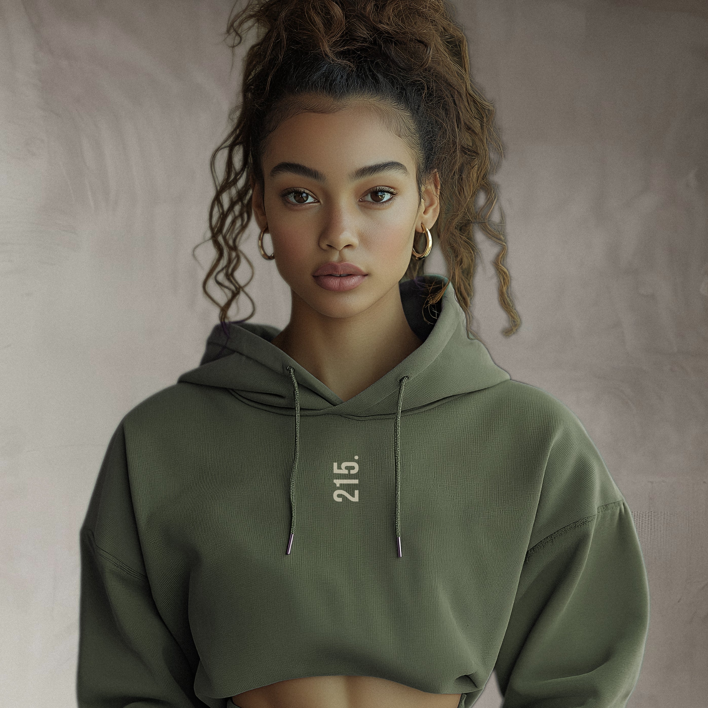 Birds Vertical Cropped Hoddie