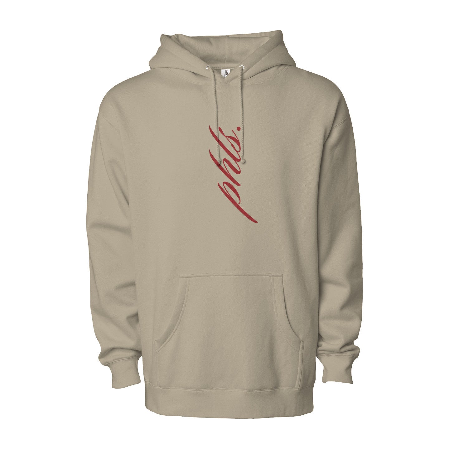 PHLS vertical script hoodie