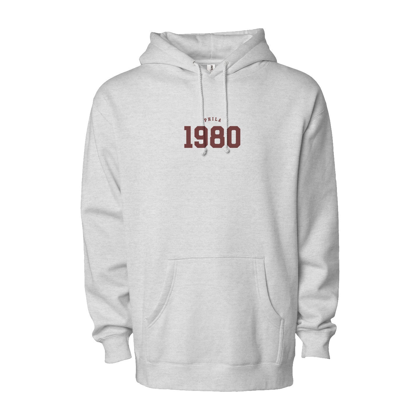 Phila 1980 Dark Red Print Hoodie