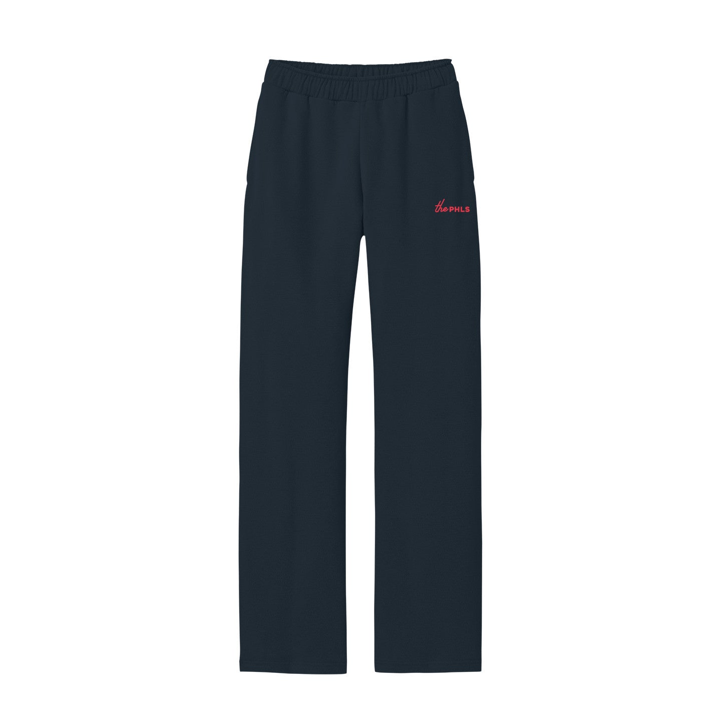 The Phls Embroidered Open Bottom Sweatpant