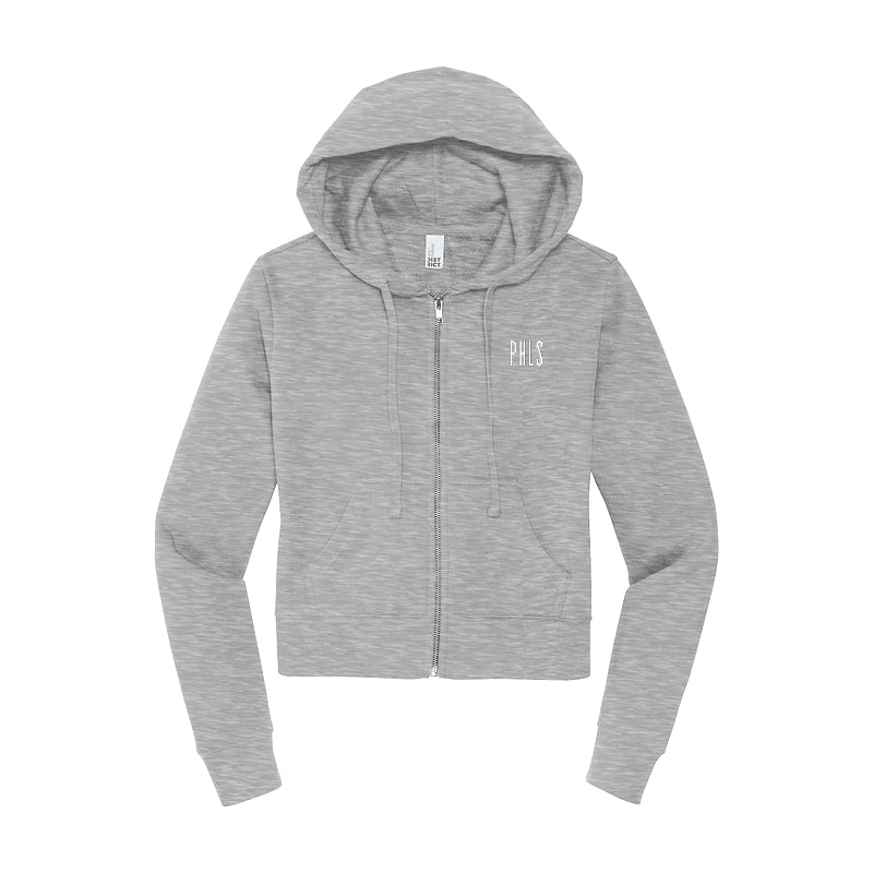 Phls Micro Graphic Embroidered Women's Fit Zip
