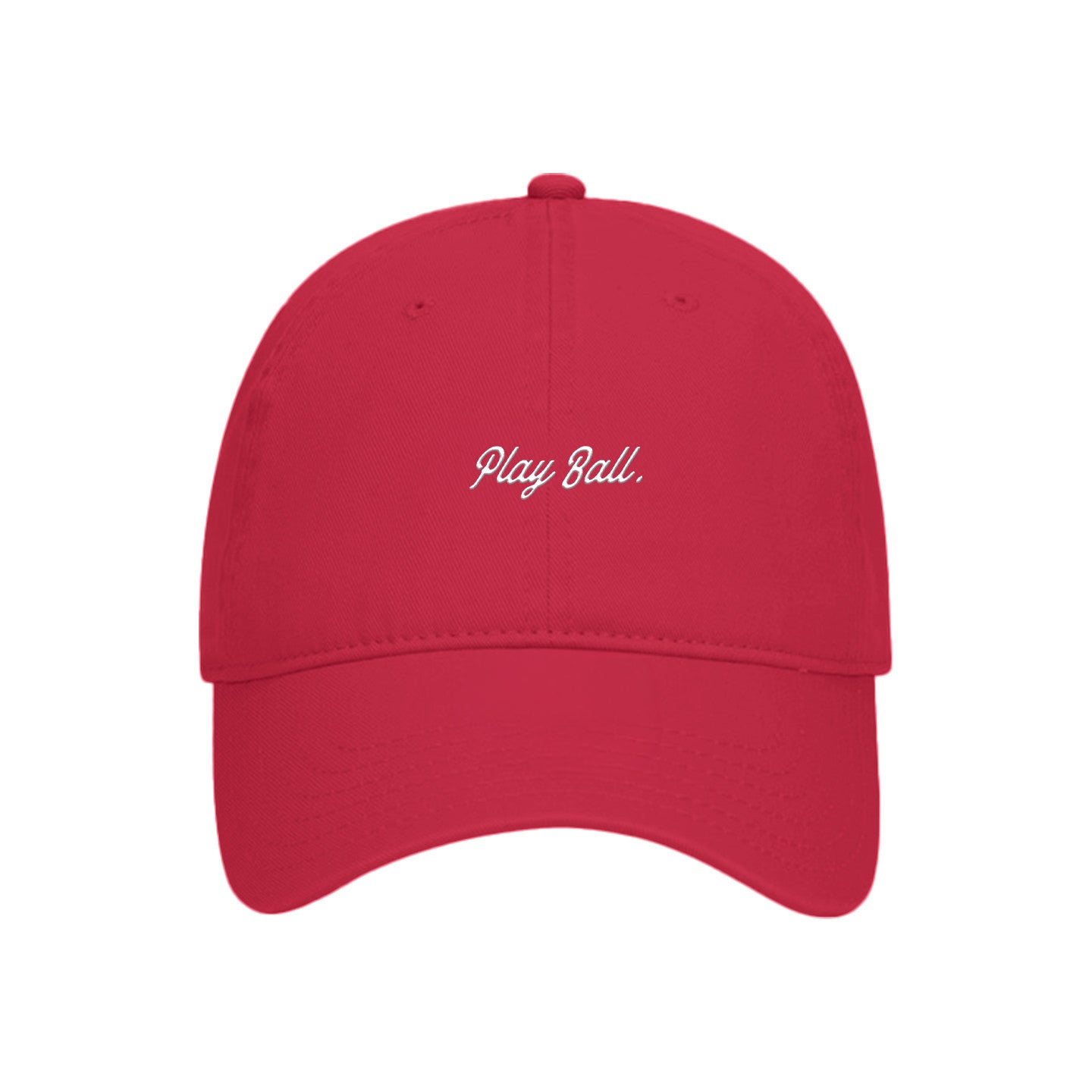 Play Ball Embroidered Baseball Dad Hat