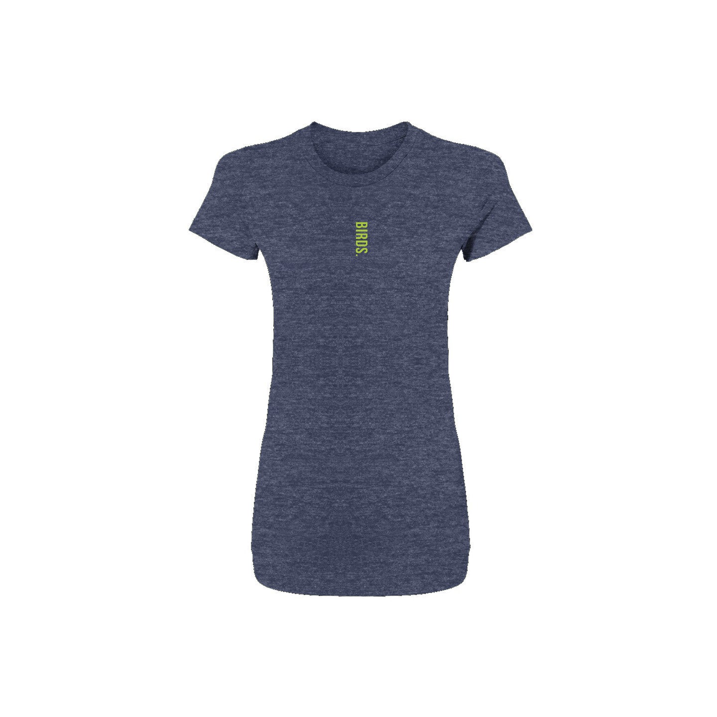 Fly Society 215 Birds vertical women's heather slim tee, additional view.