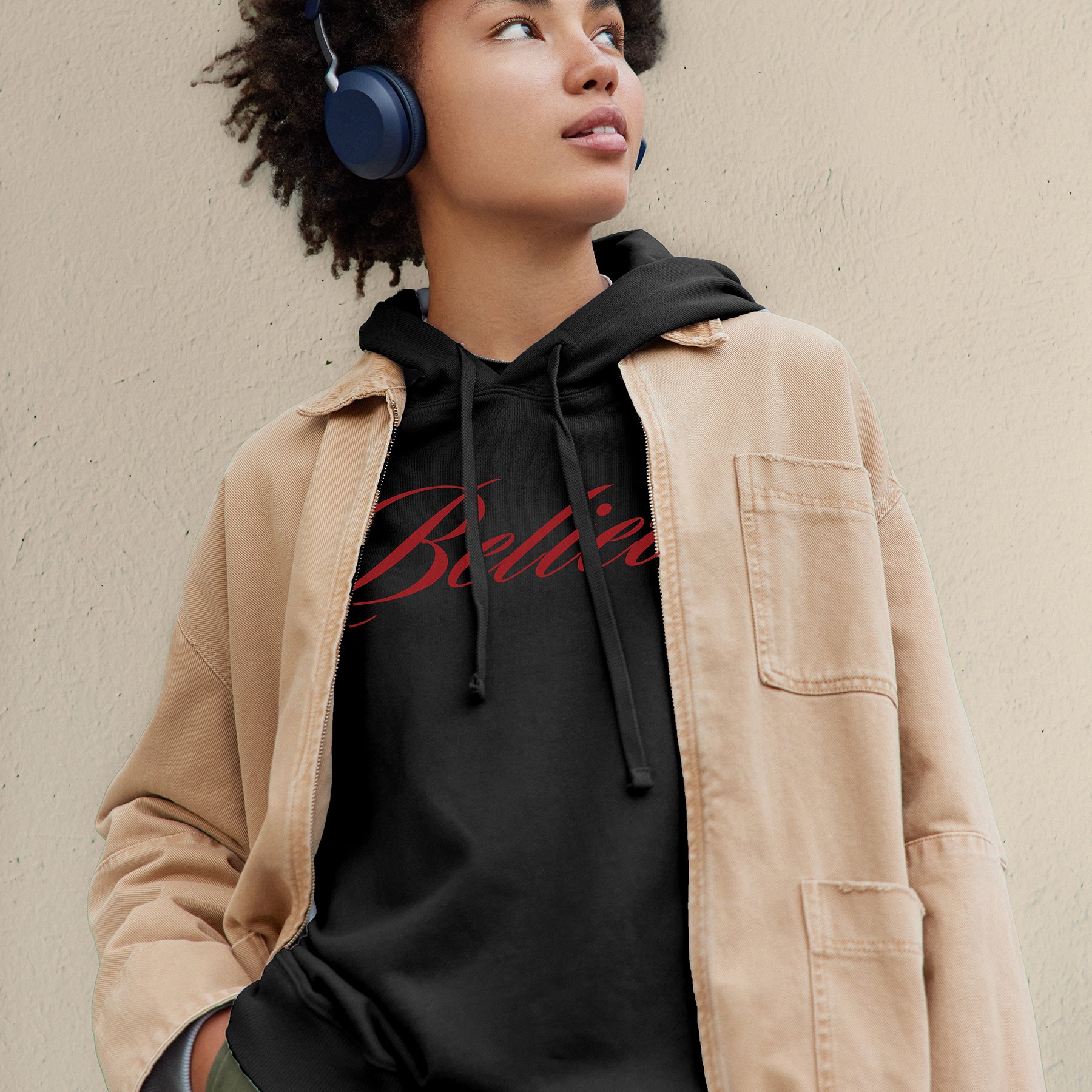 Believe Script Hoodie