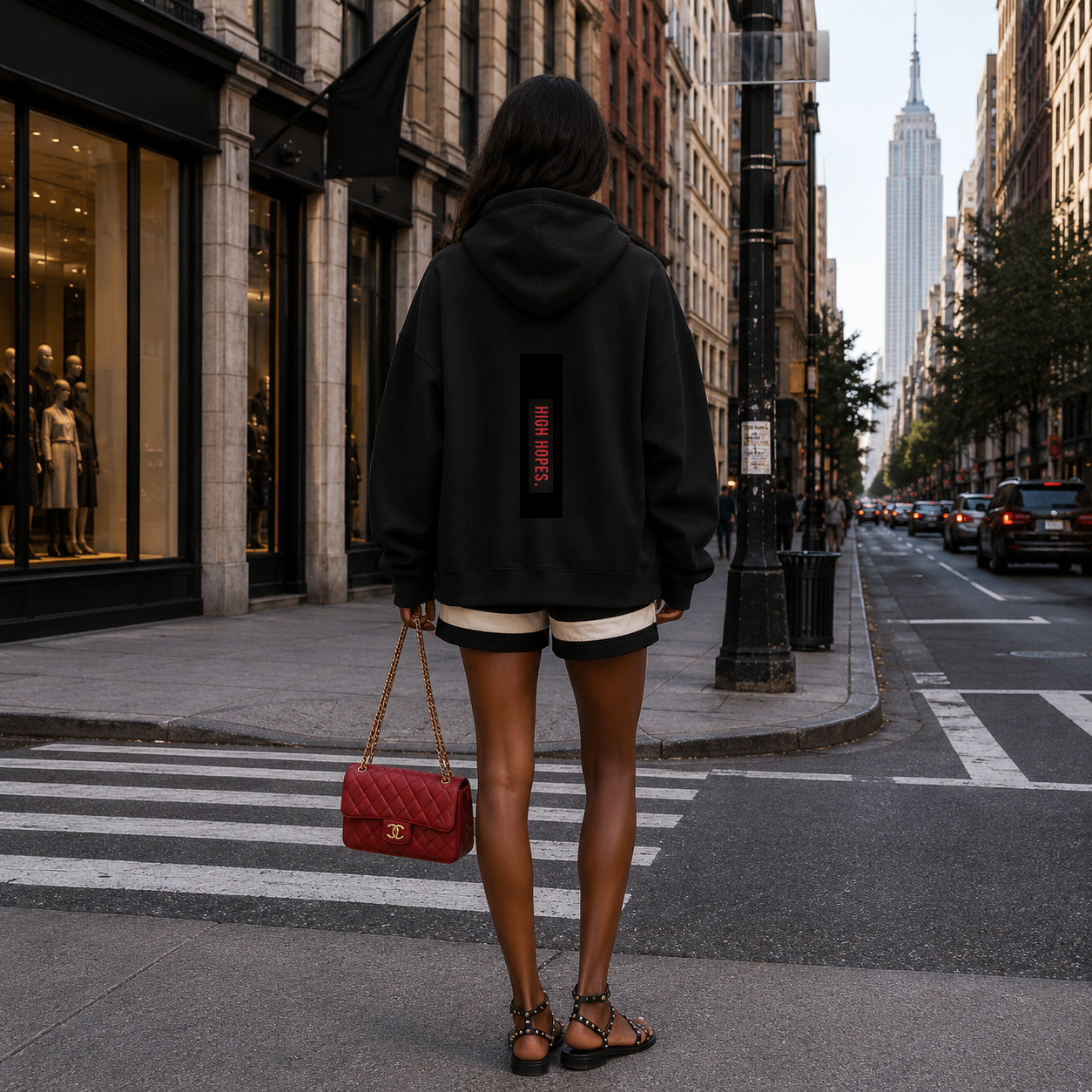 PHLS Zip Embroidered Hoodie