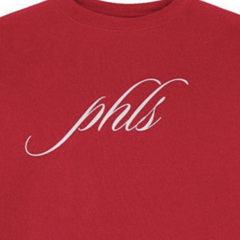 PHLS Embroidered Script Crew