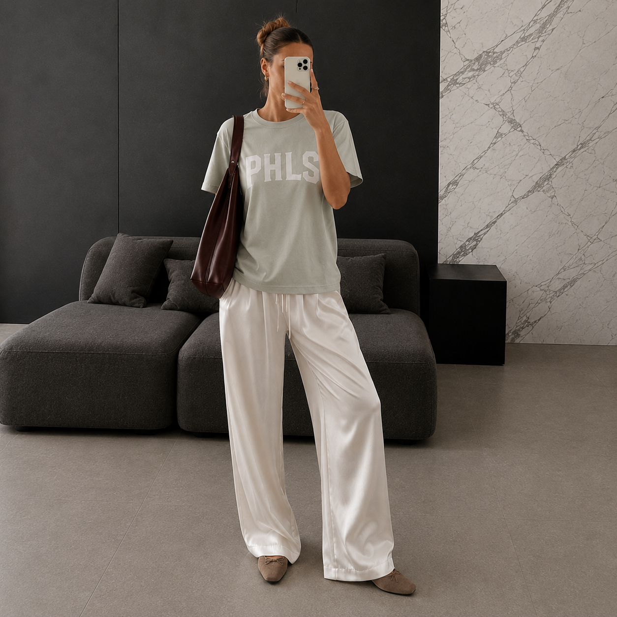 PHLS Supima Tee – Light Tonal