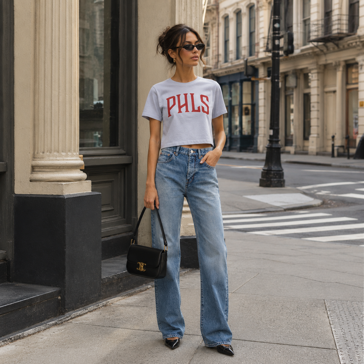 PHLS Cropped Tee