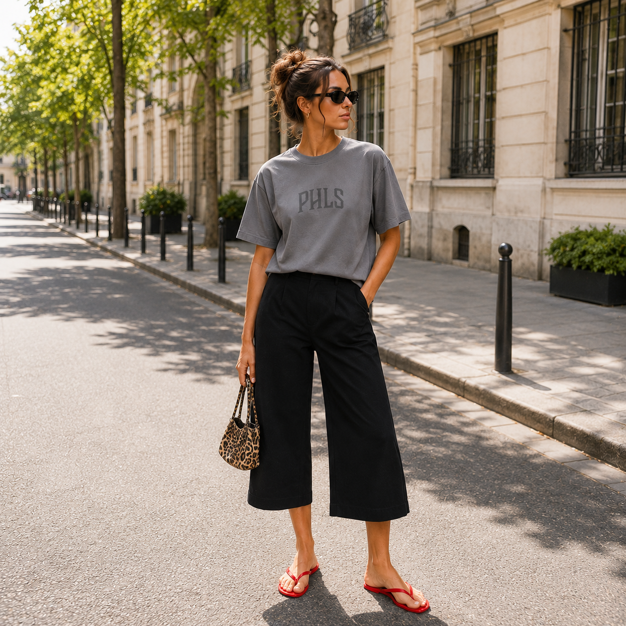 Phls Supima Tee – Tonal Dark