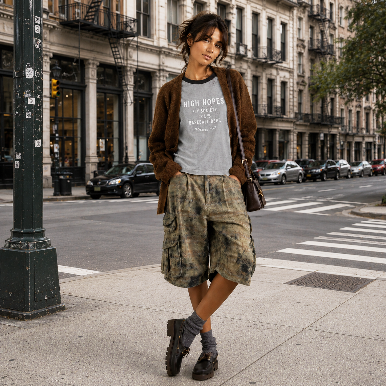 High Hopes Graphic Raglan – Light Grey