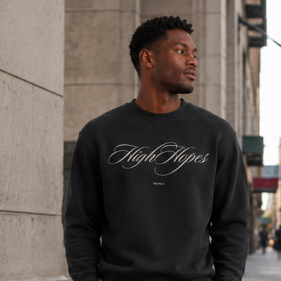 High Hopes Script Crewneck