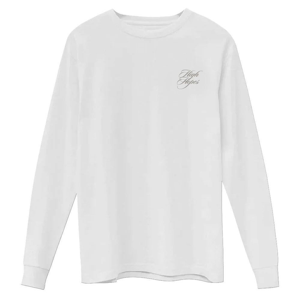 High Hopes Script Supima Long Sleeve Tee