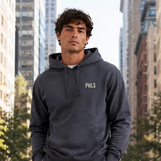 Phls Embroidered Tonal Hoodie