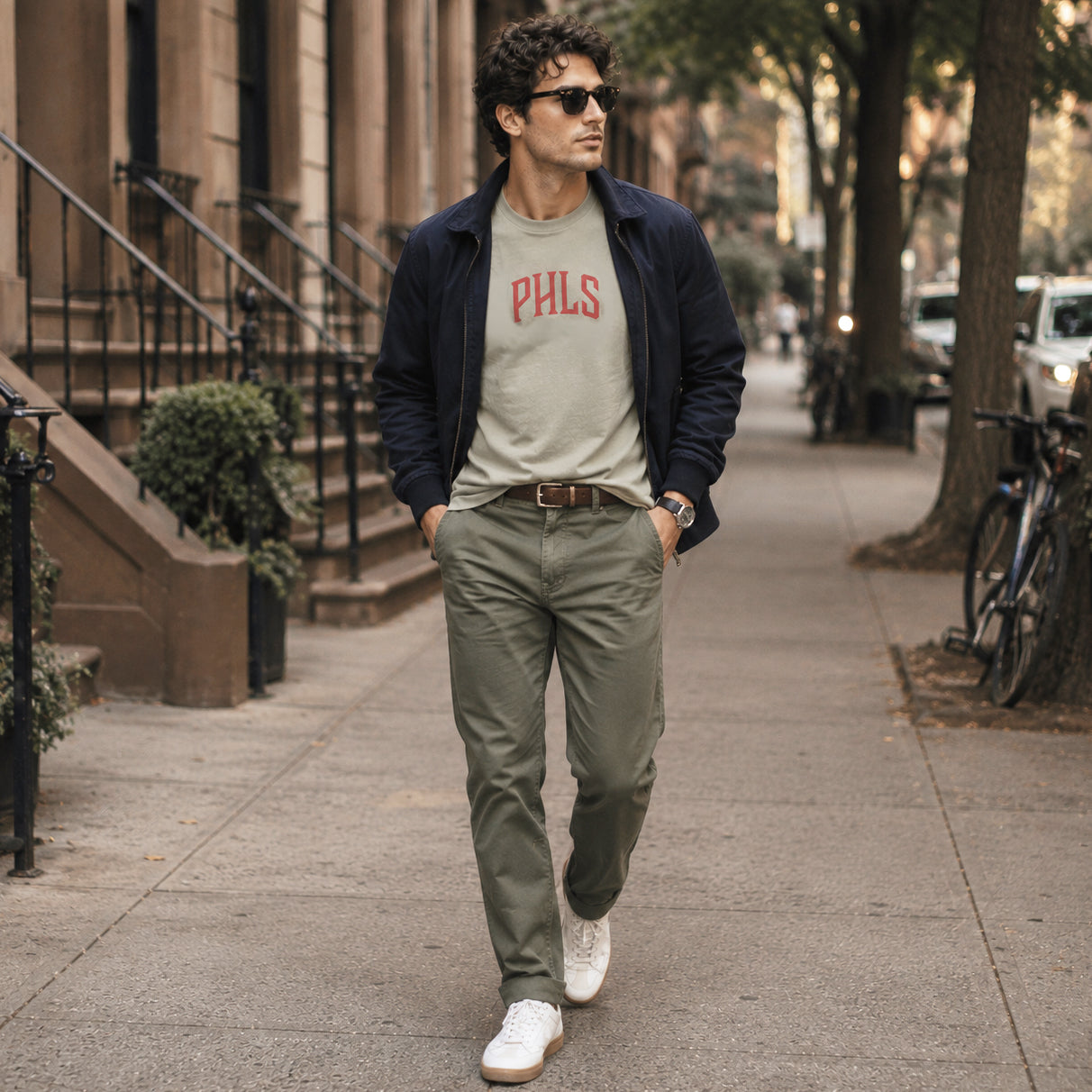 Phls Arc Tee - Tan