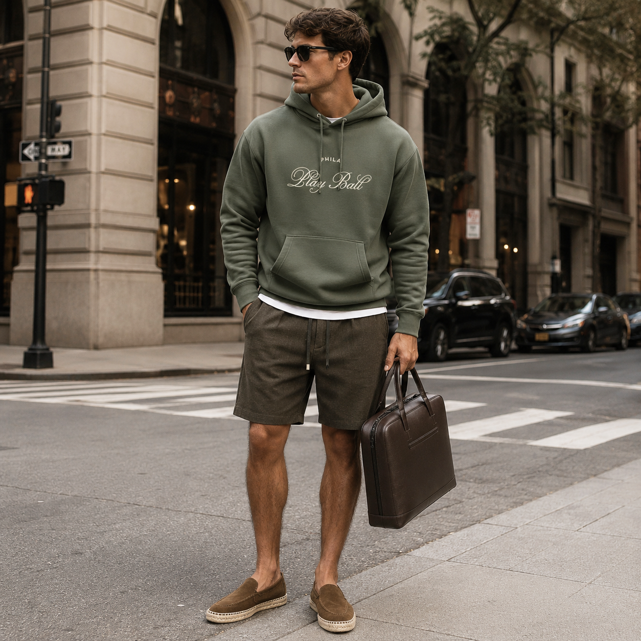 Play Ball Script Hoodie