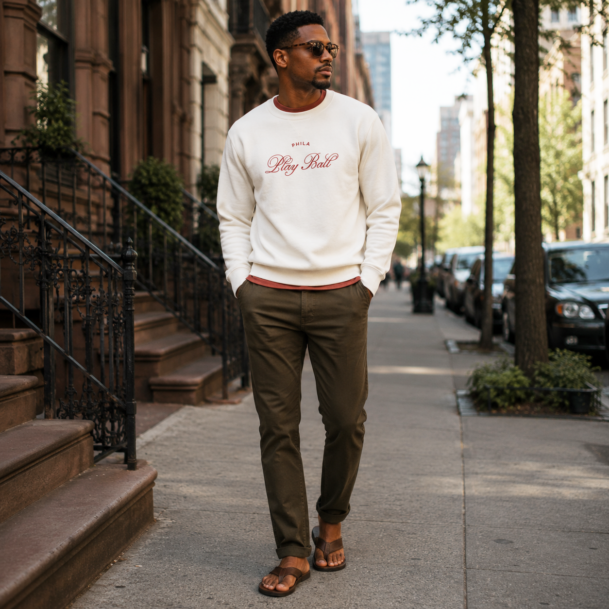 Play Ball / Phila Crewneck