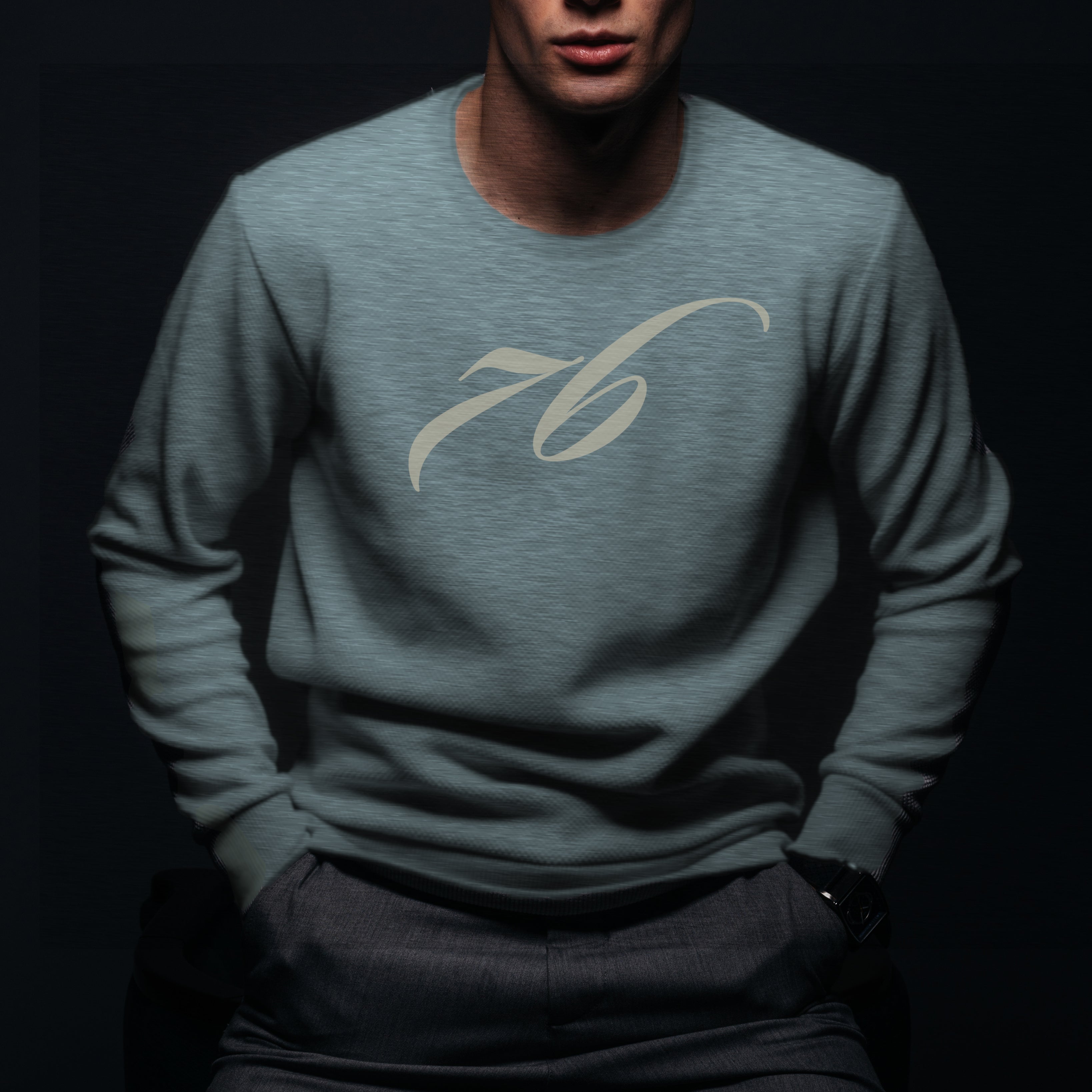 76 Script Long Sleeve Tee