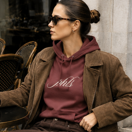PHLS Tonal Script Hoodie