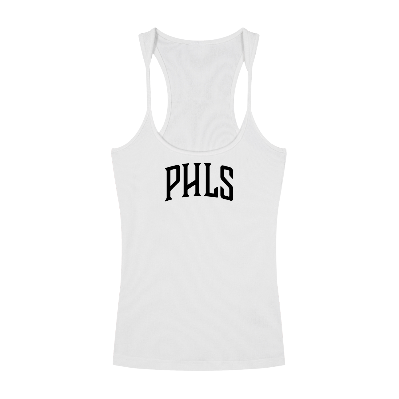 Phls Arc Slim Racerback Tank / White
