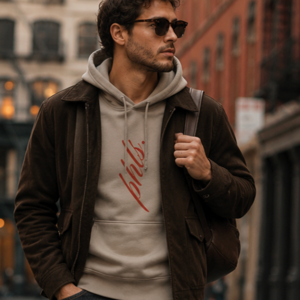 PHLS Vertical Script Hoodie