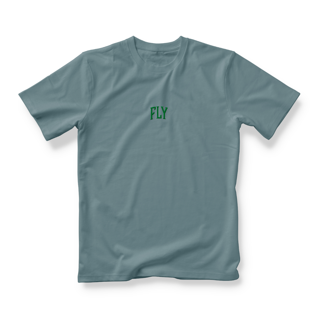 Embroidered Fly Arc Supima Tee