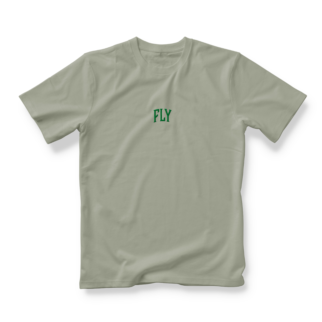 Embroidered Fly Arc Supima Tee