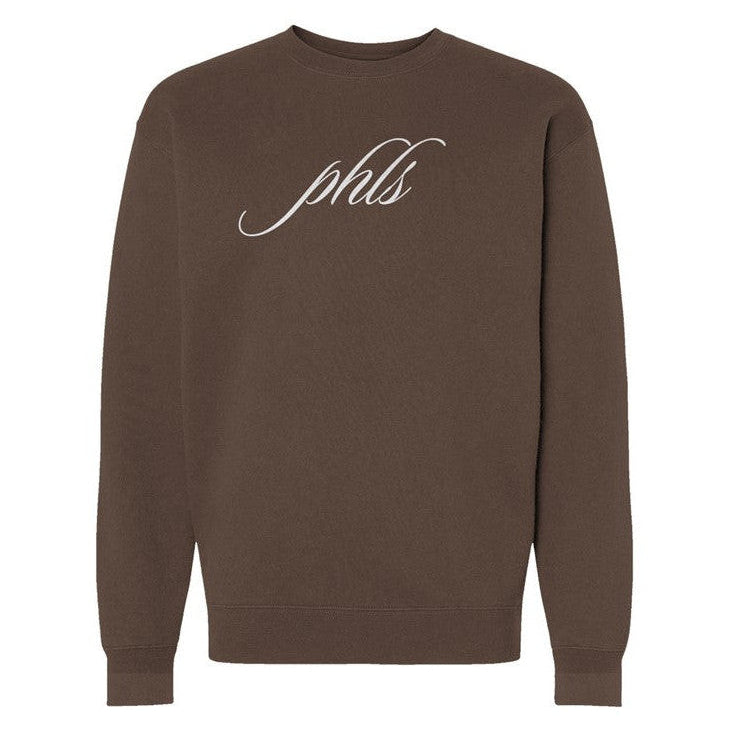 PHLS Embroidered Script Crew