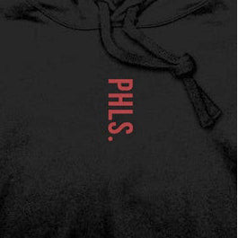 Fly Society 215 PHLS cropped minimal hoodie, additional view.