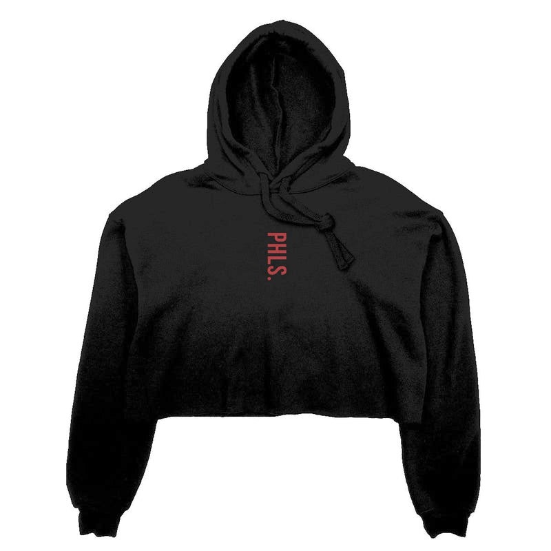 PHLS Cropped Minimal Hoodie