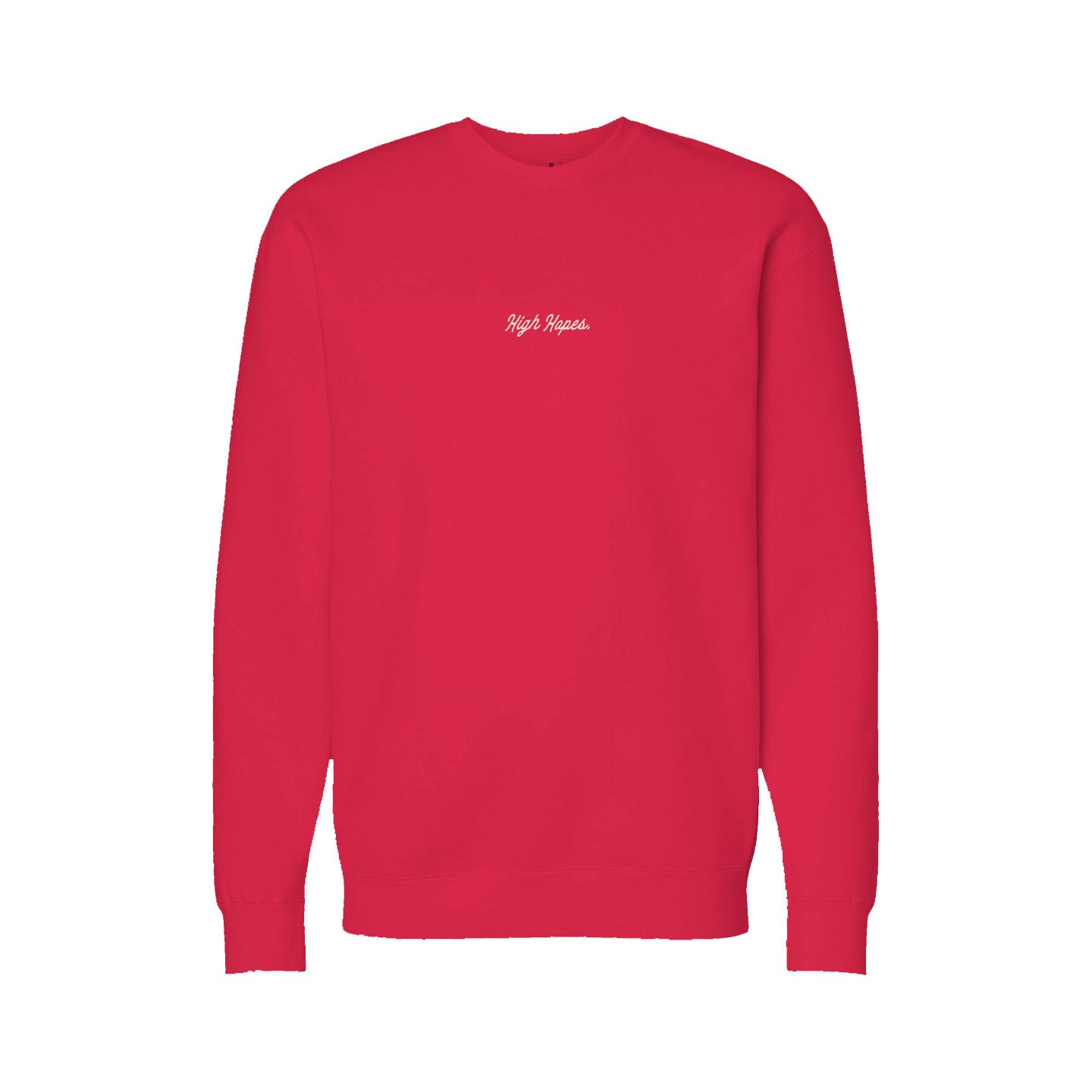 High Hopes Embroidered Script Crewneck