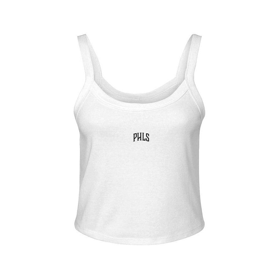 Fly Society 215 PHLS Arc micro-rib spaghetti strap tank.