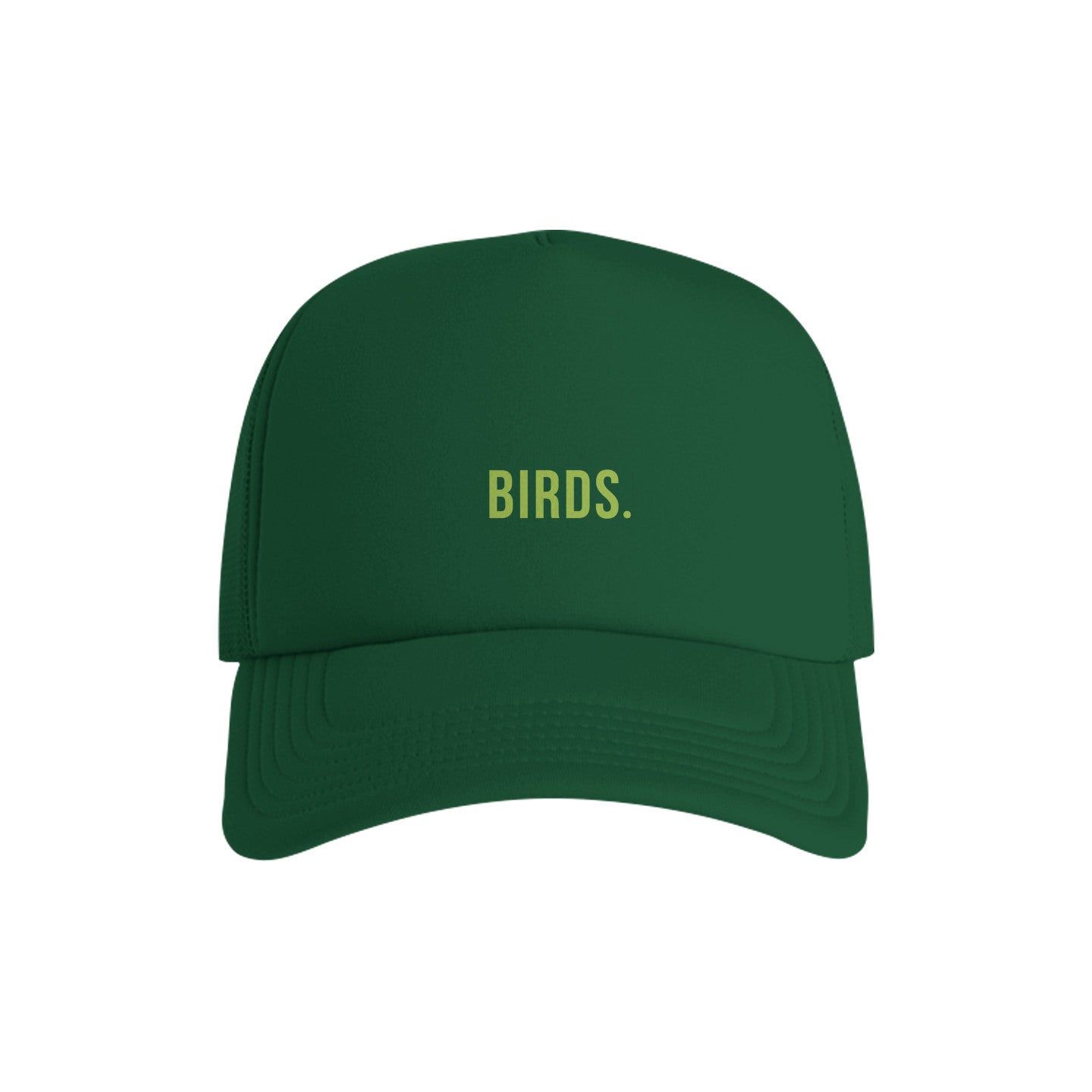 Birds Embroidered Foam Trucker Cap
