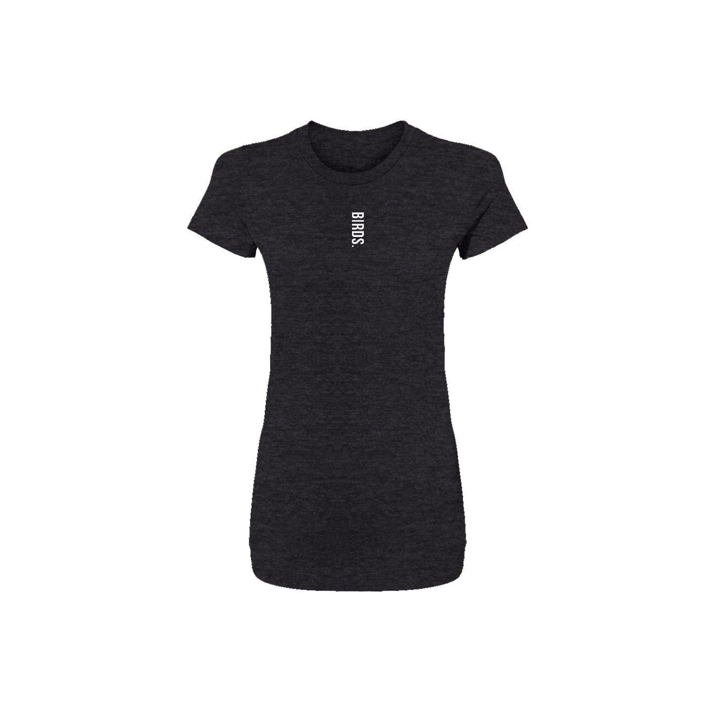 Fly Society 215 Birds vertical women's heather slim fit tee, alternate view.