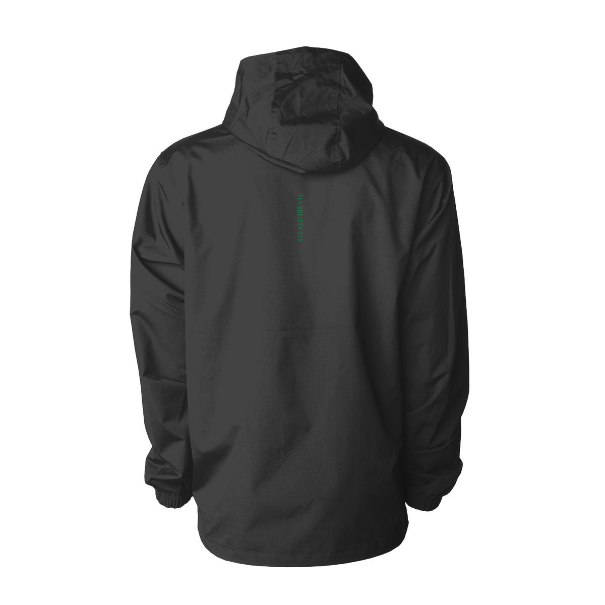 Embroidered Fly Water Resistant Anorak Jacket