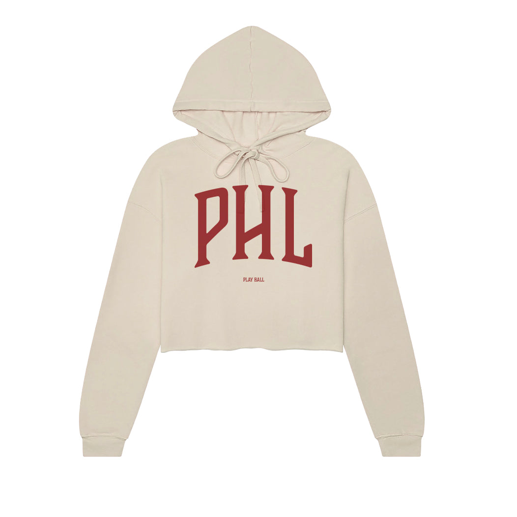 PHLS / Play Ball Cropped Hoodie
