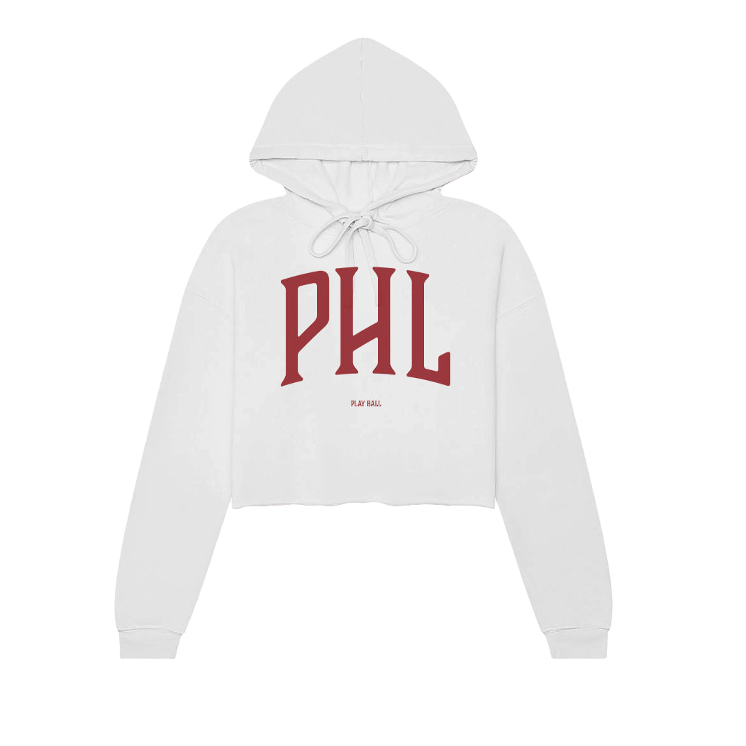 PHLS / Play Ball Cropped Hoodie