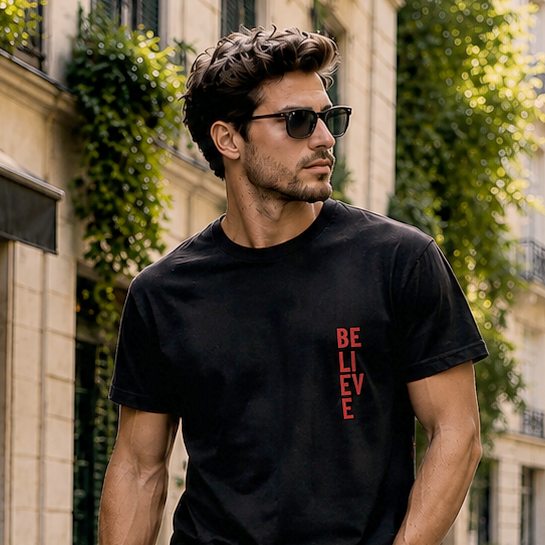 PHLS / Believe — Offset Tee
