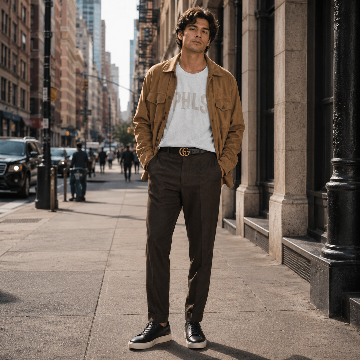 PHLS Supima Tee – Light Tonal