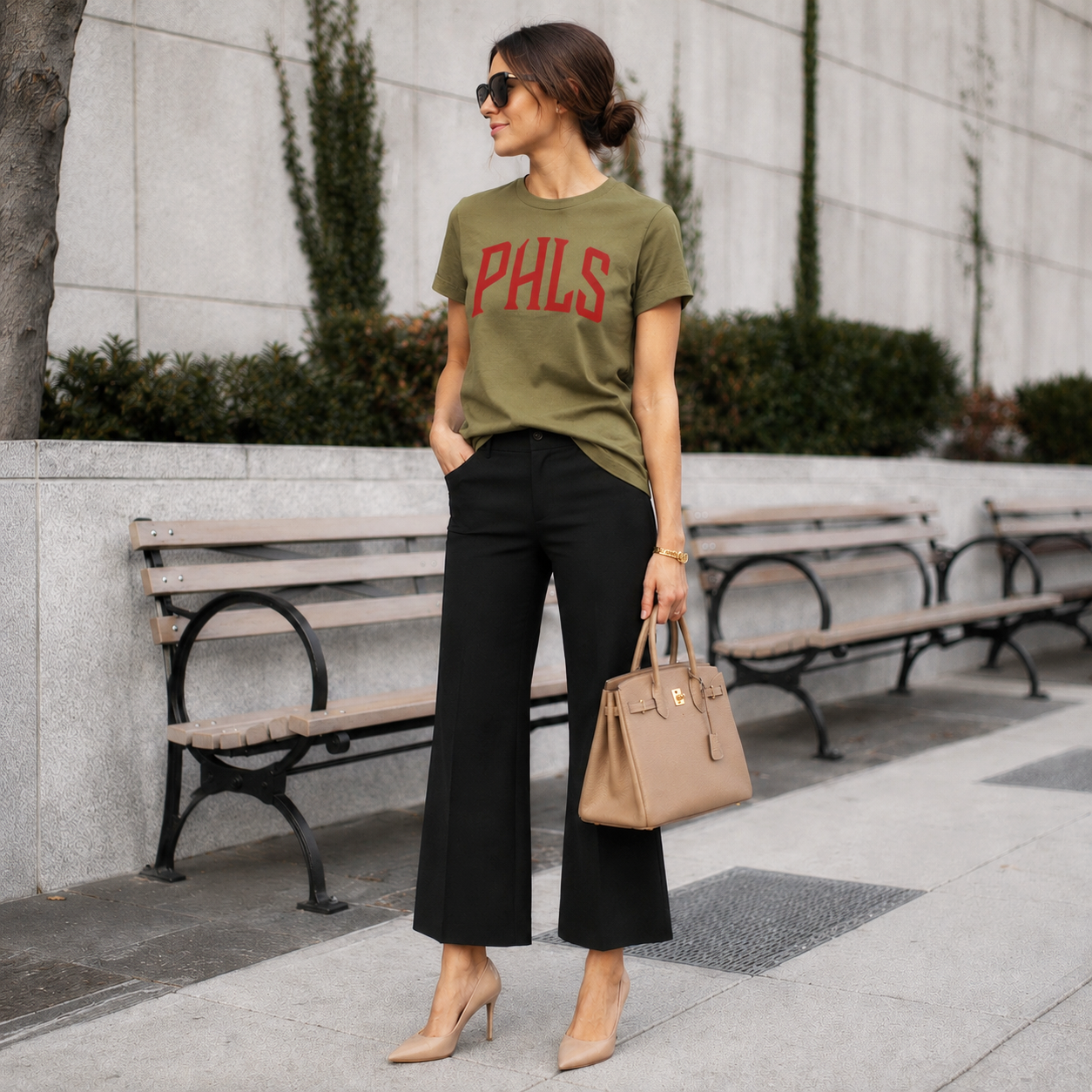 PHLS Arc Women's Slim Tee