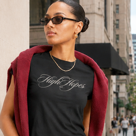 High Hopes Script Slim Fit Tee