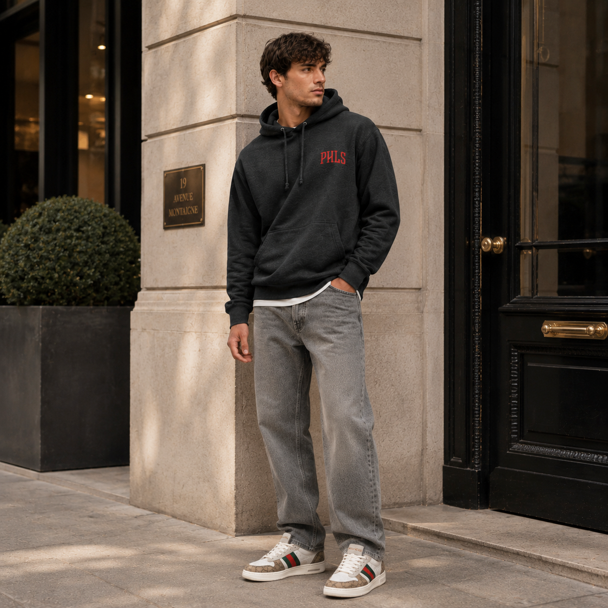PHLS Arc Embroidered Hoodie