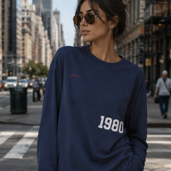Phila 1980 Supima Long Sleeve Tee