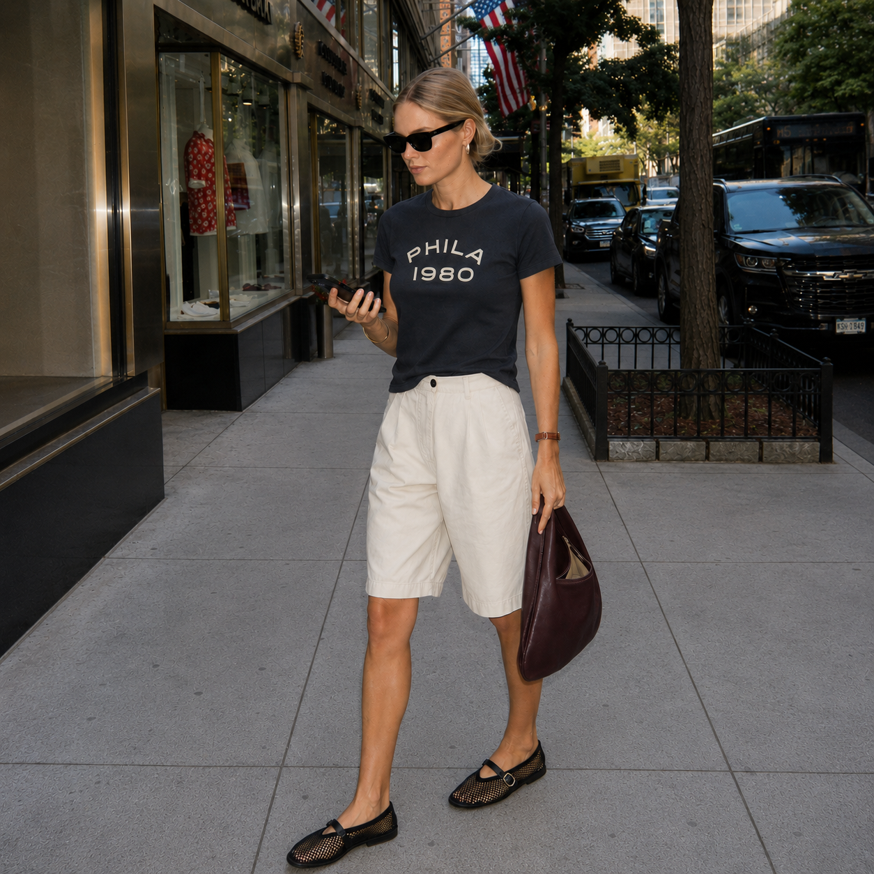 Phila 1980 Front Slim Girls' Tee