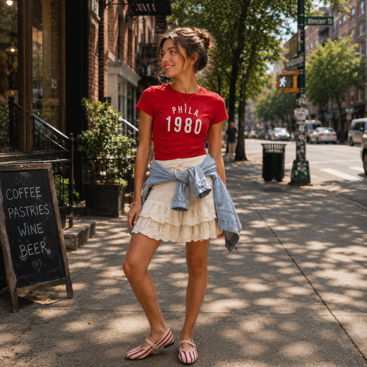 Phila 1980 Believe Girls' Slim Tee