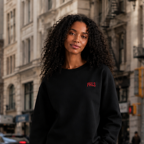 PHLS Arc Embroidered Crewneck