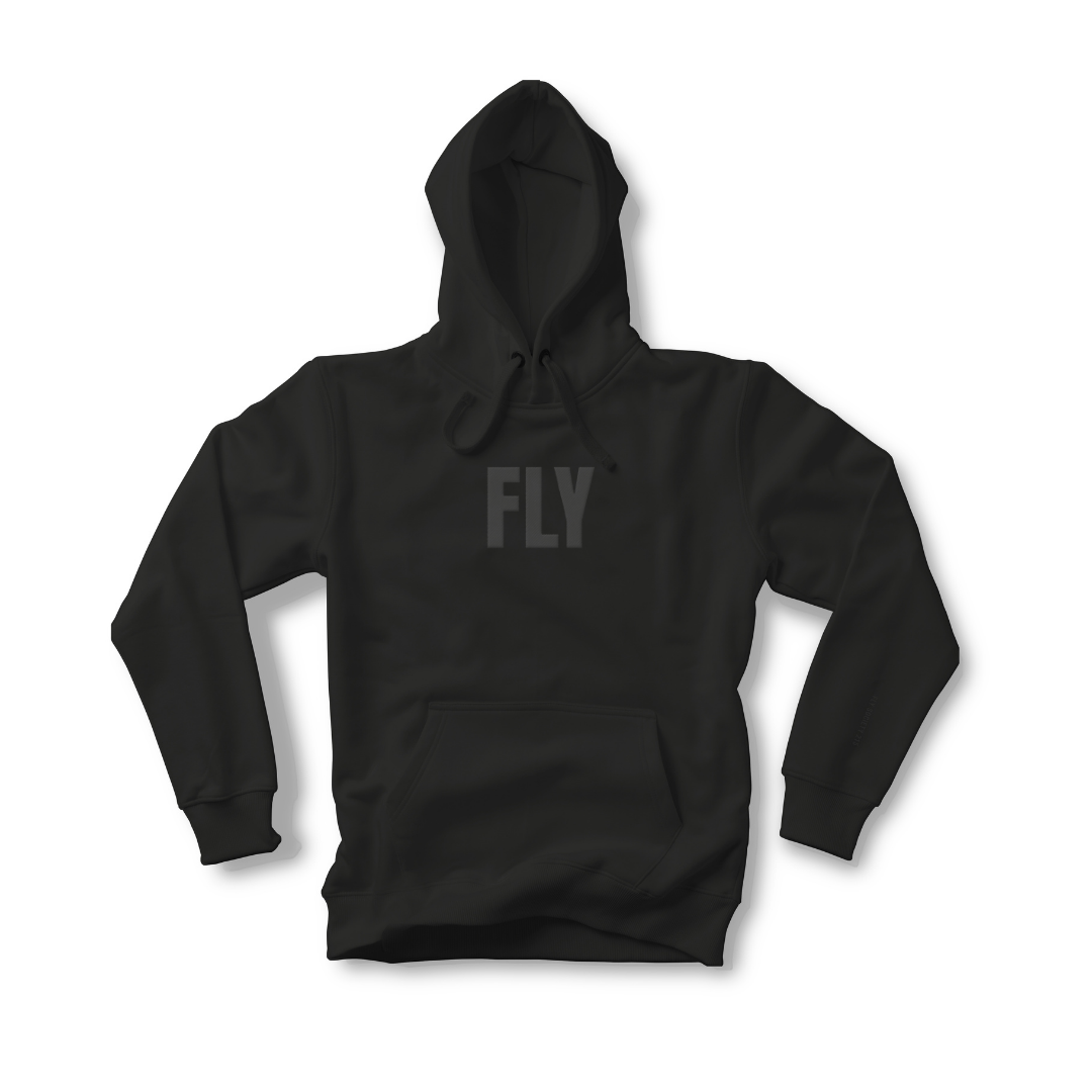 Fly Embroidered Tonal Hoodie