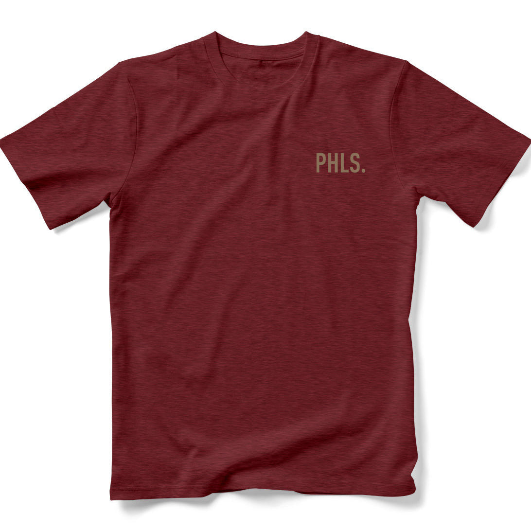 Phls Tonal Triblend Tee - Left Chest