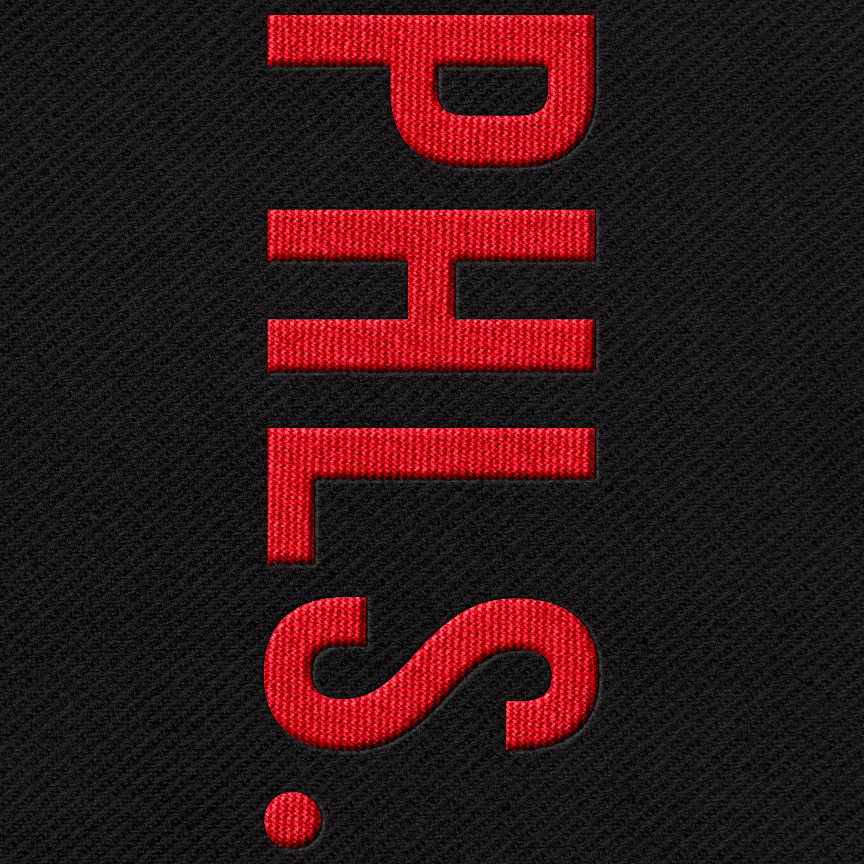 PHLS Zip Embroidered Hoodie